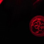 Foto Medusa efecto de la luz rojo
