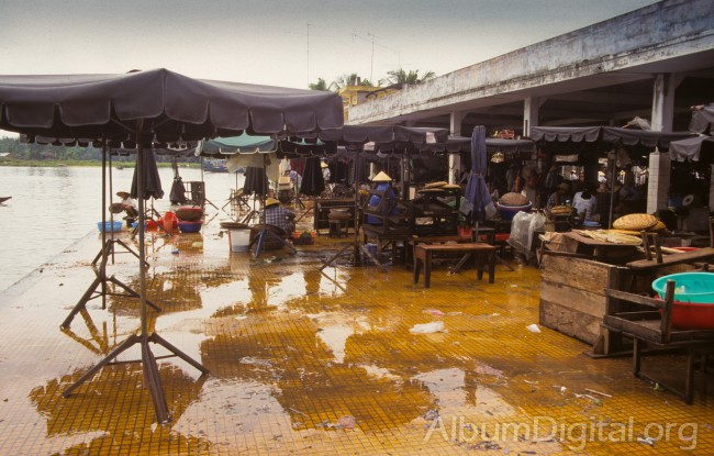 Mercado de pescado en Hoi An