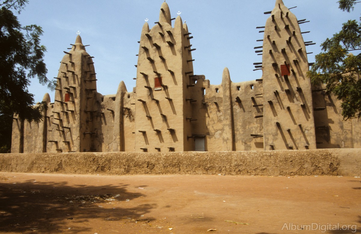 Mezquita en Mali