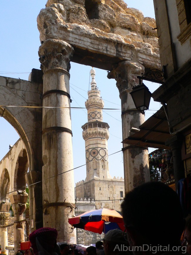 Minarete en Damasco