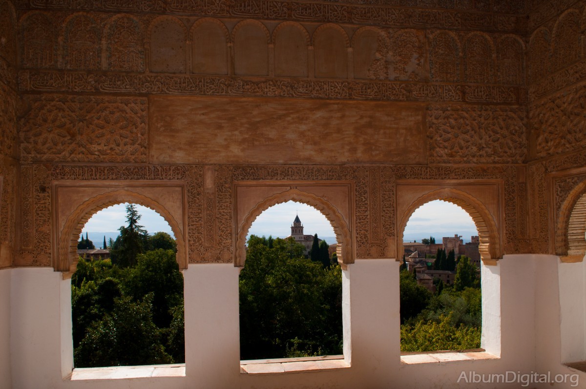 Mirador decorado de la Alhambra