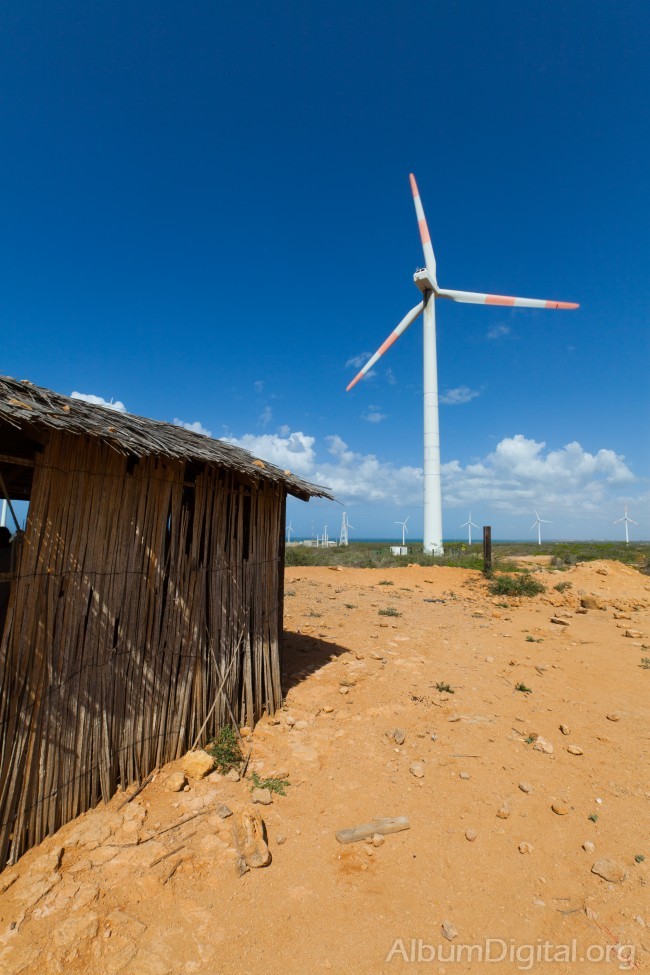 Molino de viento de la Guajira