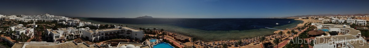 Panoramica de Sharm el Sheikh Mar Rojo