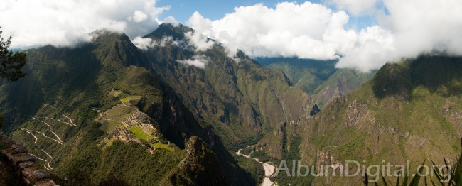 Panoramica montaña del Machu Picchu