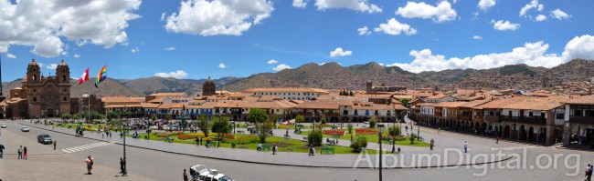 Panoramica Plaza de Armas Cuzco