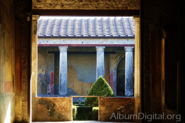 Patio interior casa de Pompeya