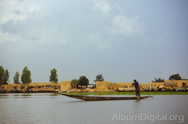 Pescador rio Niger