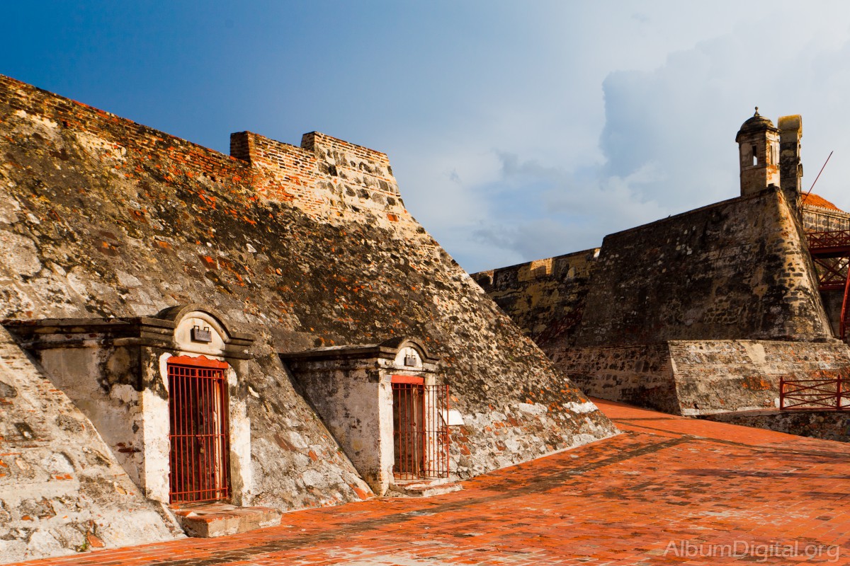 Polvorin del castillo de Cartagena de Indias