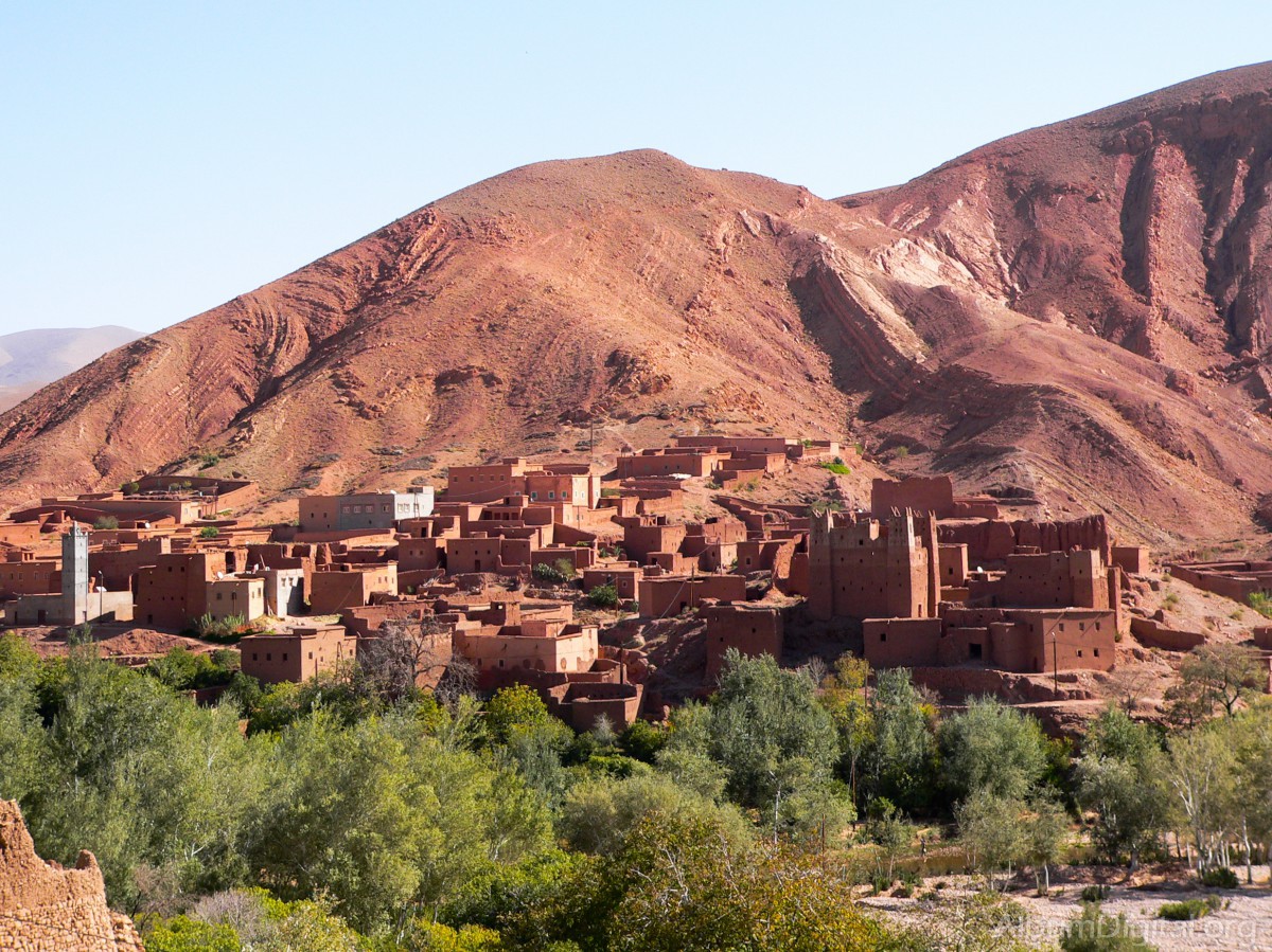 Pueblo del Atlas Marruecos