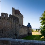 Foto Puerta de Narbonne ciudad de Carcassonne