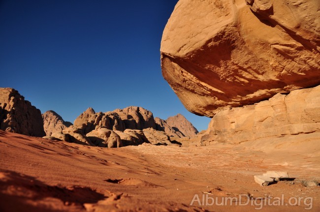 Roca en Wadi Rum