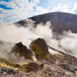 Foto Rocas y fumarolas del volcan