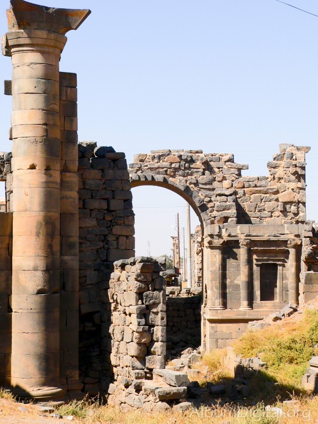 Ruinas romanas de Bosra Siria