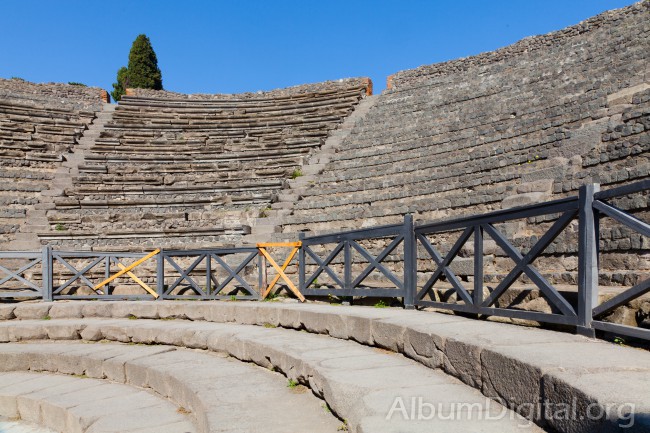 Teatro romano de Pompeya Italia