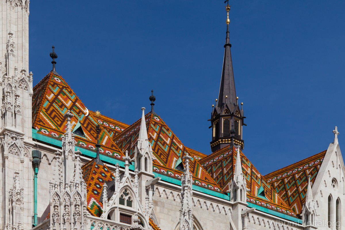 Tejado de San Matias de Budapest
