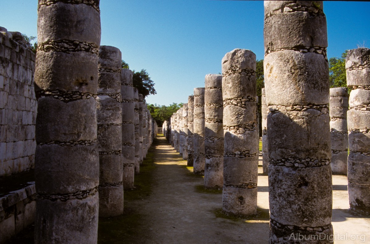 Templo de las mil Columnas Chichen Itza