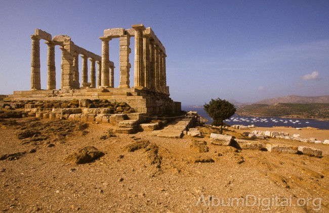 Templo de Poseidon del cabo Sounio