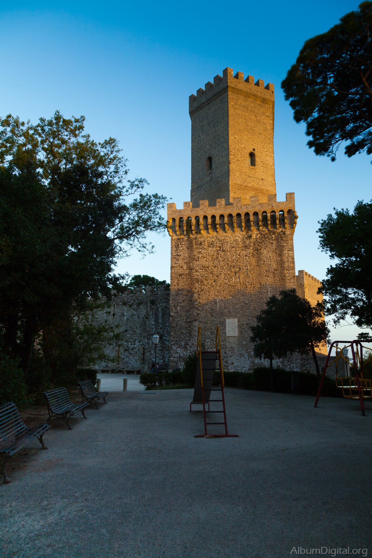 Torre del castillo en Erice