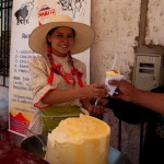 Foto Vendiendo queso helado Charito en Arequipa