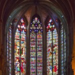 Foto Vidriera  gotica del abside