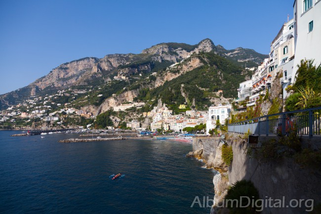 Vista de Amalfi Italia