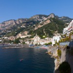 Foto Vista de Amalfi Italia