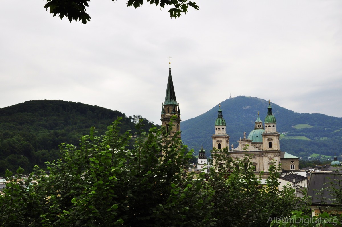 Vista de la Catedral de Salzburgo