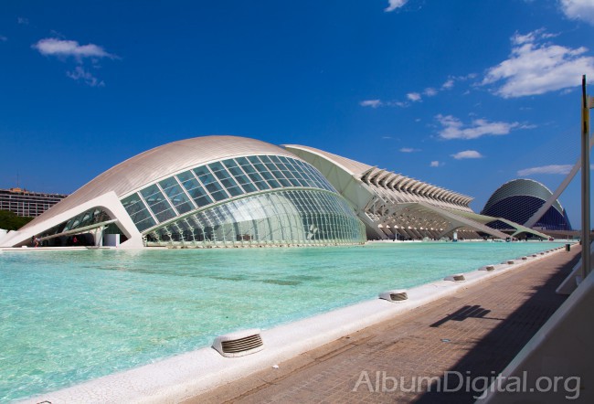 Vista de la Ciudad de las Artes de Valencia