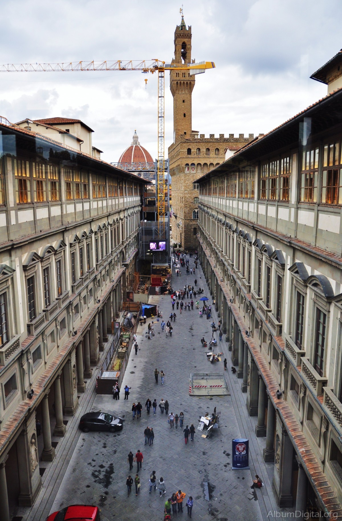 Vista de la Galeria Uffizi