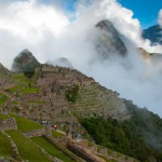 Foto Vista de las ruinas Machu Picchu 