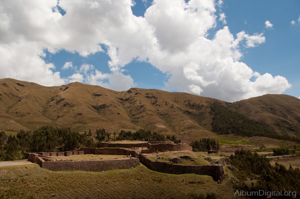 Vista de las ruinas Puca Pucara Peru