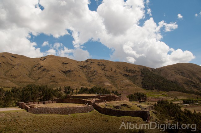 Vista de las ruinas Puca Pucara Peru