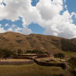 Foto Vista de las ruinas Puca Pucara Peru