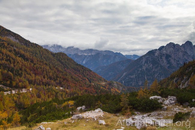 Vista de los Alpes Julianos