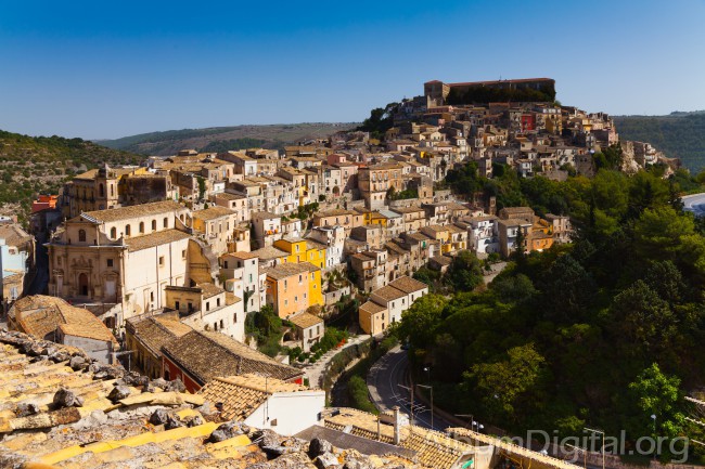 Vista de Ragusa Ibla Sicilia