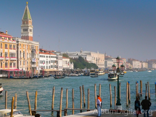 Vista del Gran Canal de Venecia