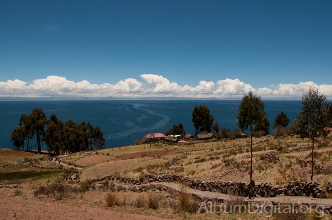Vista del Titicaca desde Taquile