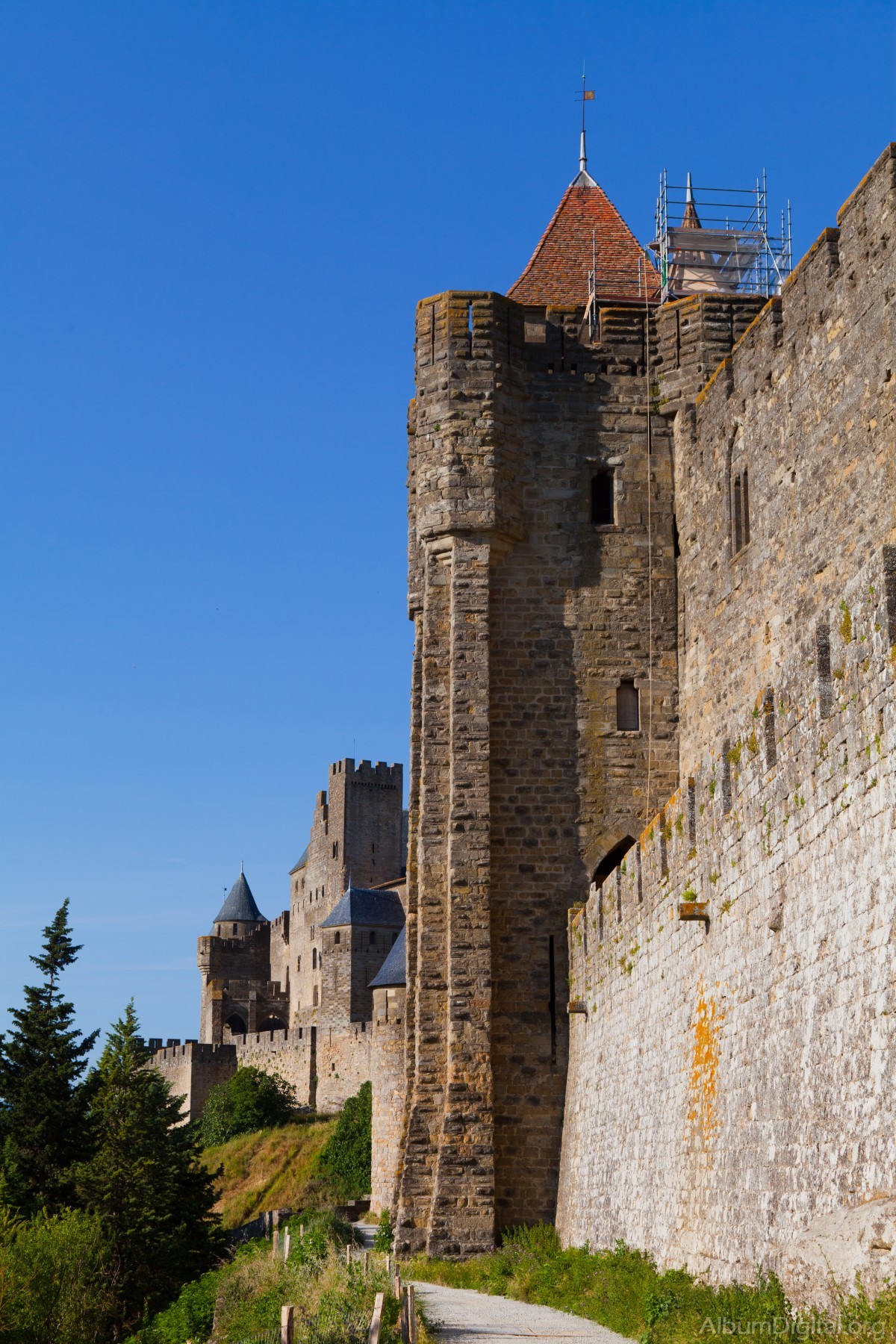 Vista muralla de Carcassonne