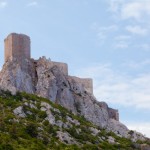 Foto Vista norte castillo Queribus