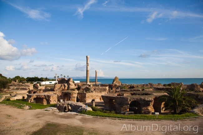 Vista ruinas de Cartago